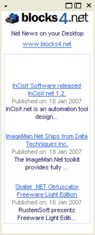 .NET News On Your Desktop screenshot